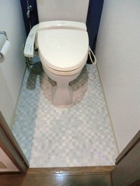 トイレ床　CF張替え後